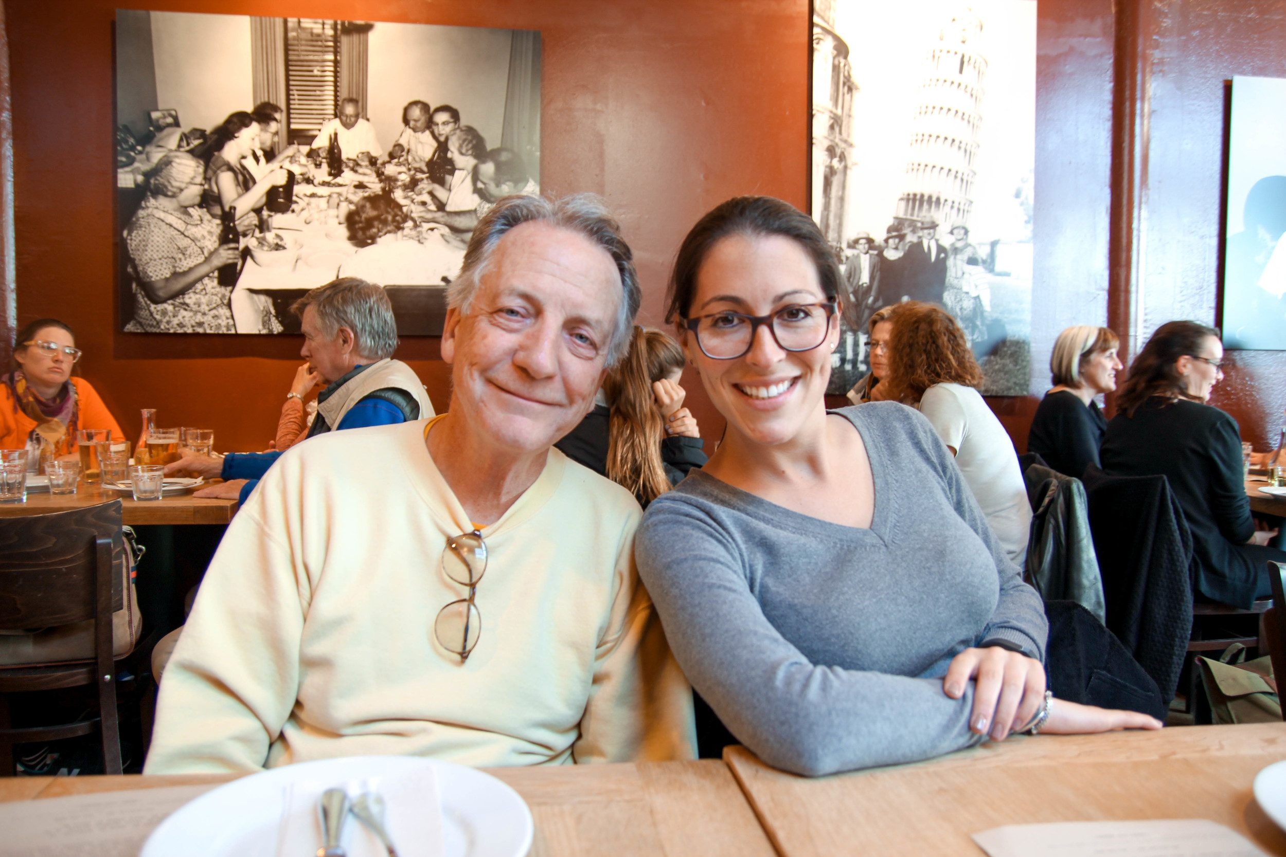 My family: my dad and cousin 