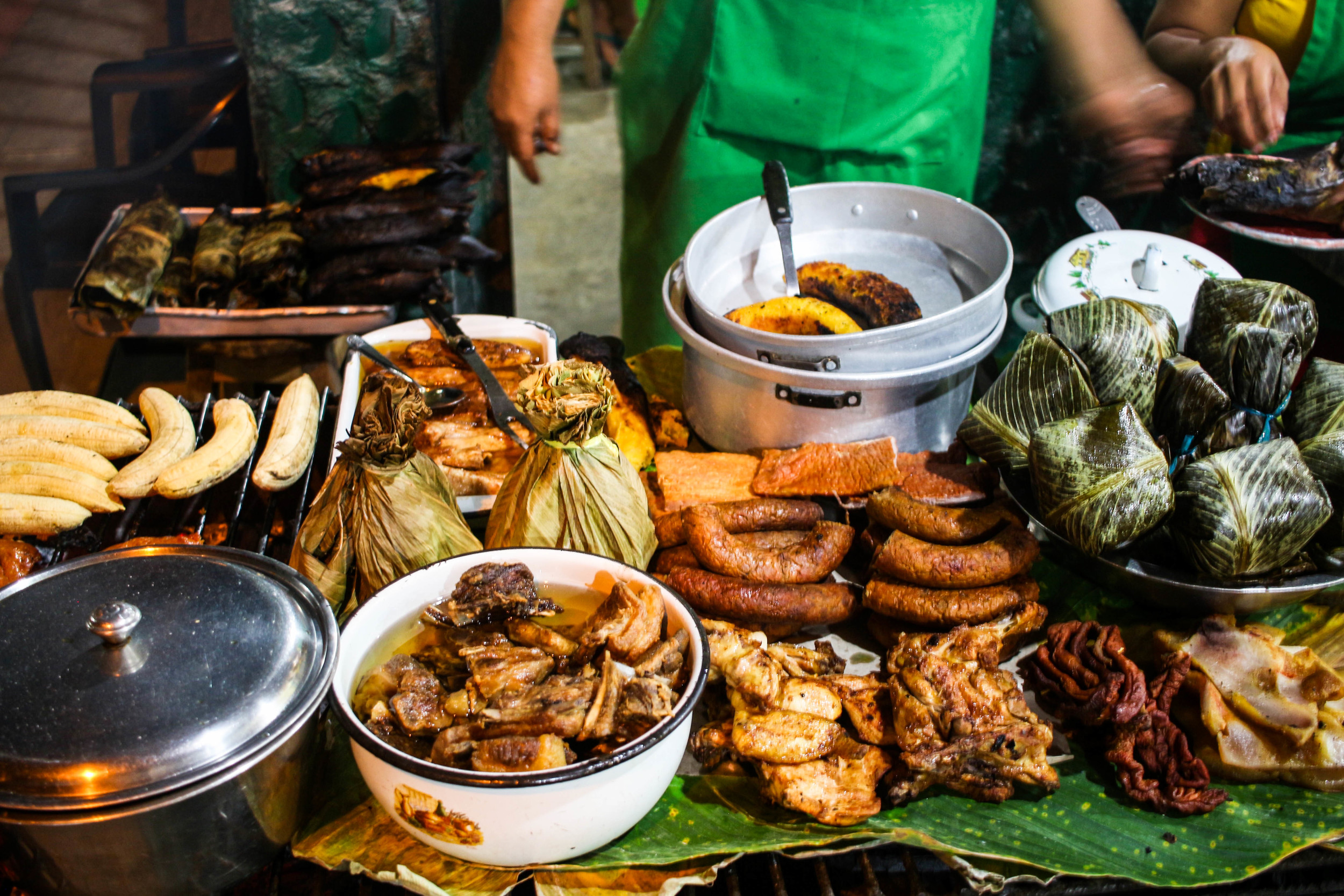 Restaurant in Tarapoto, Peru serving up a jungle feast.