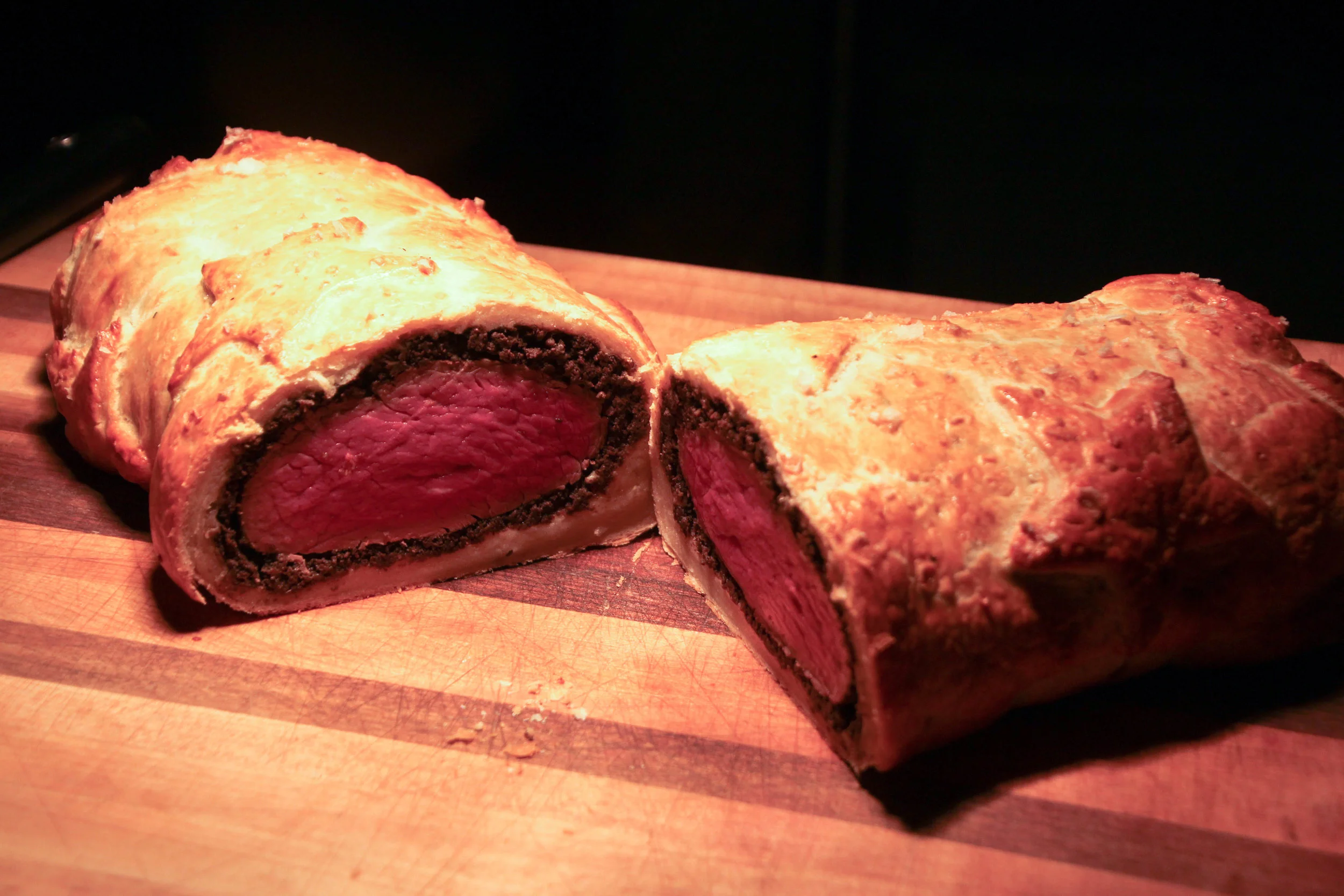 Beef Willington: cooked to perfection