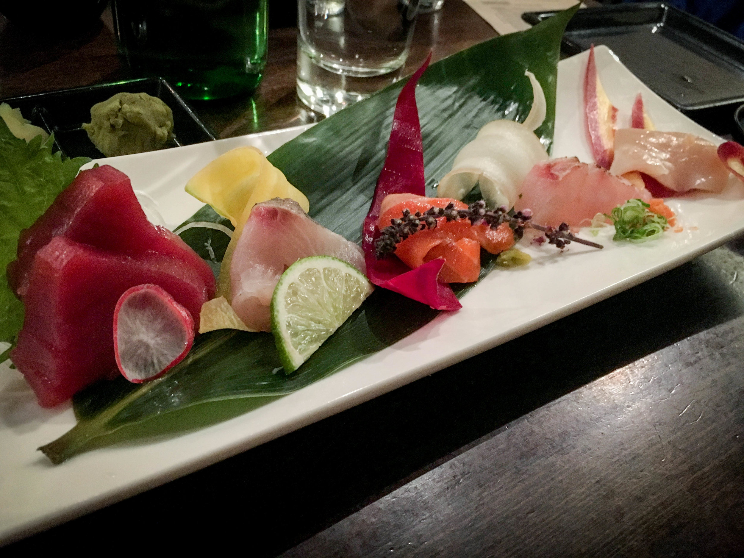 10 piece sashimi platter