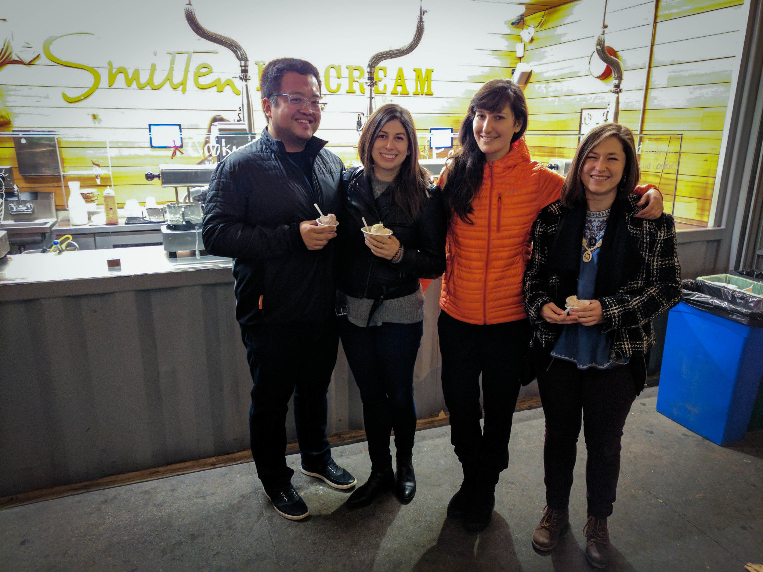 Smitten in Hayes valley for a sweet treat to finish our meal.