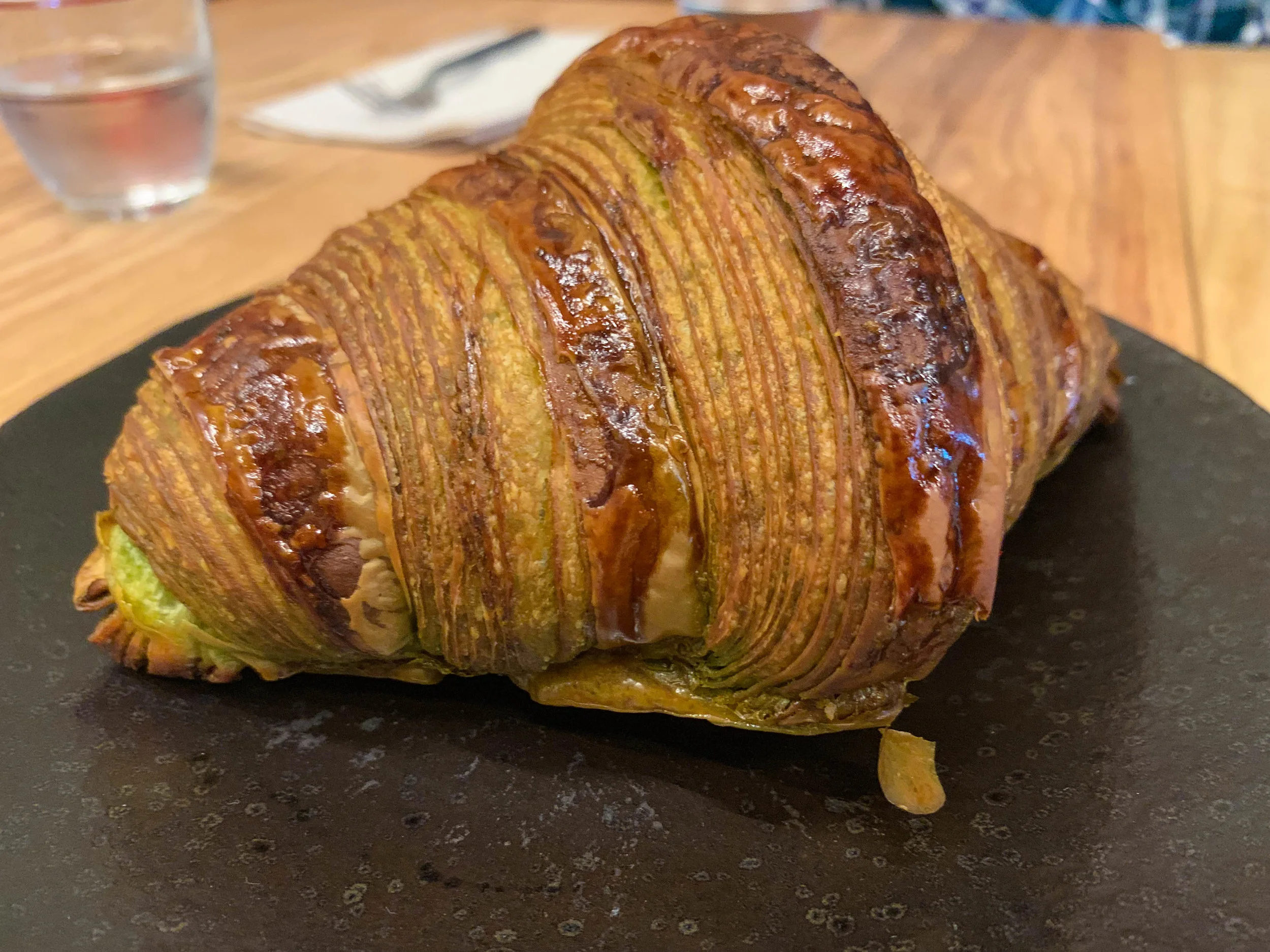 Matcha croissant