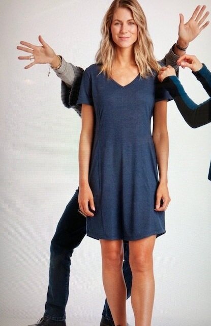 Crystal:Me on set.JPG