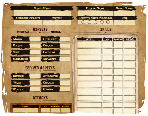 Character Sheets