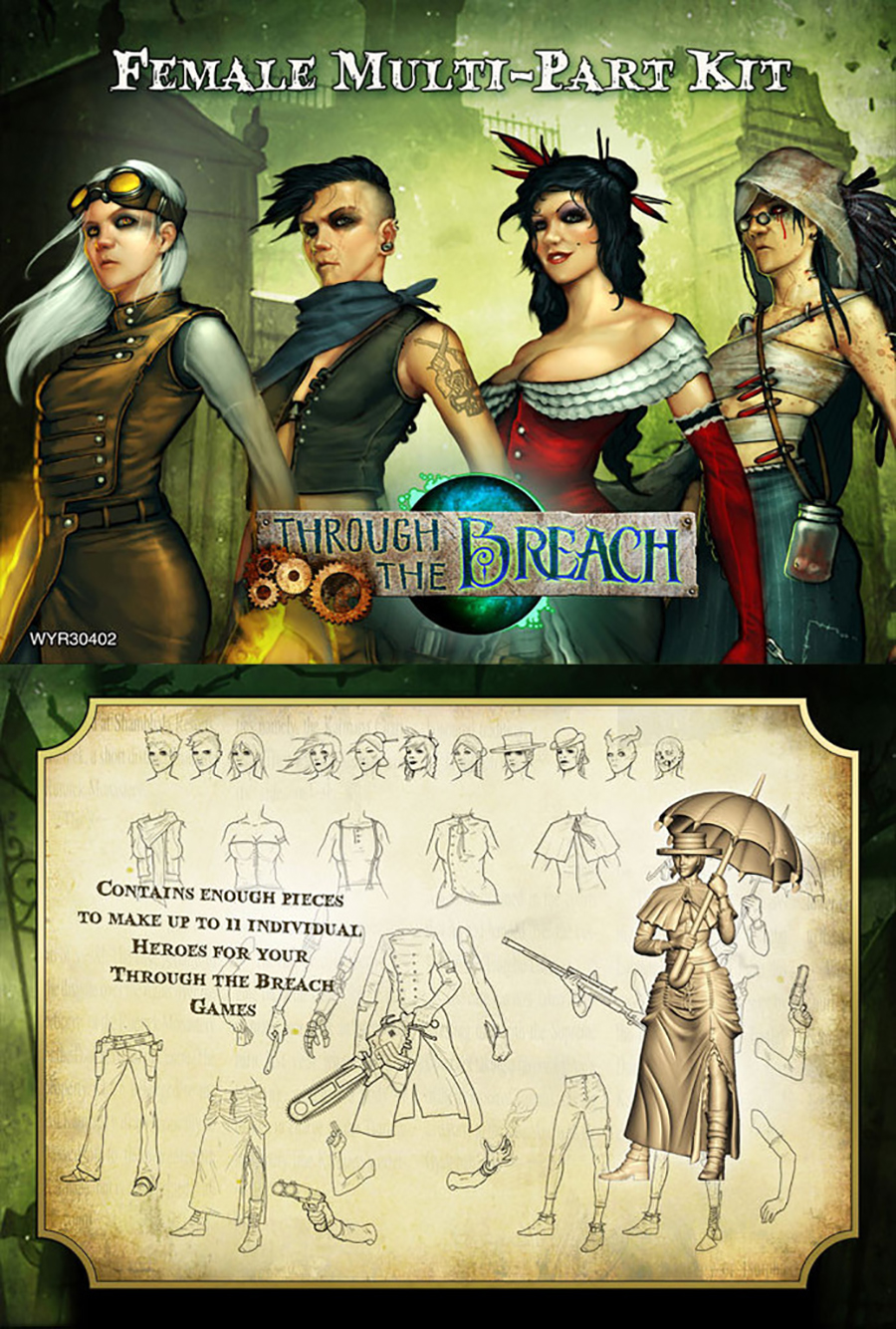 Female Multi-part Kit