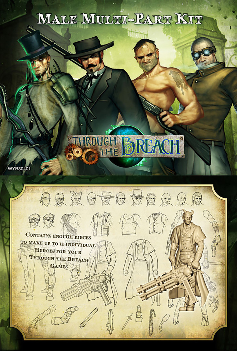 Male Multi-part Kit