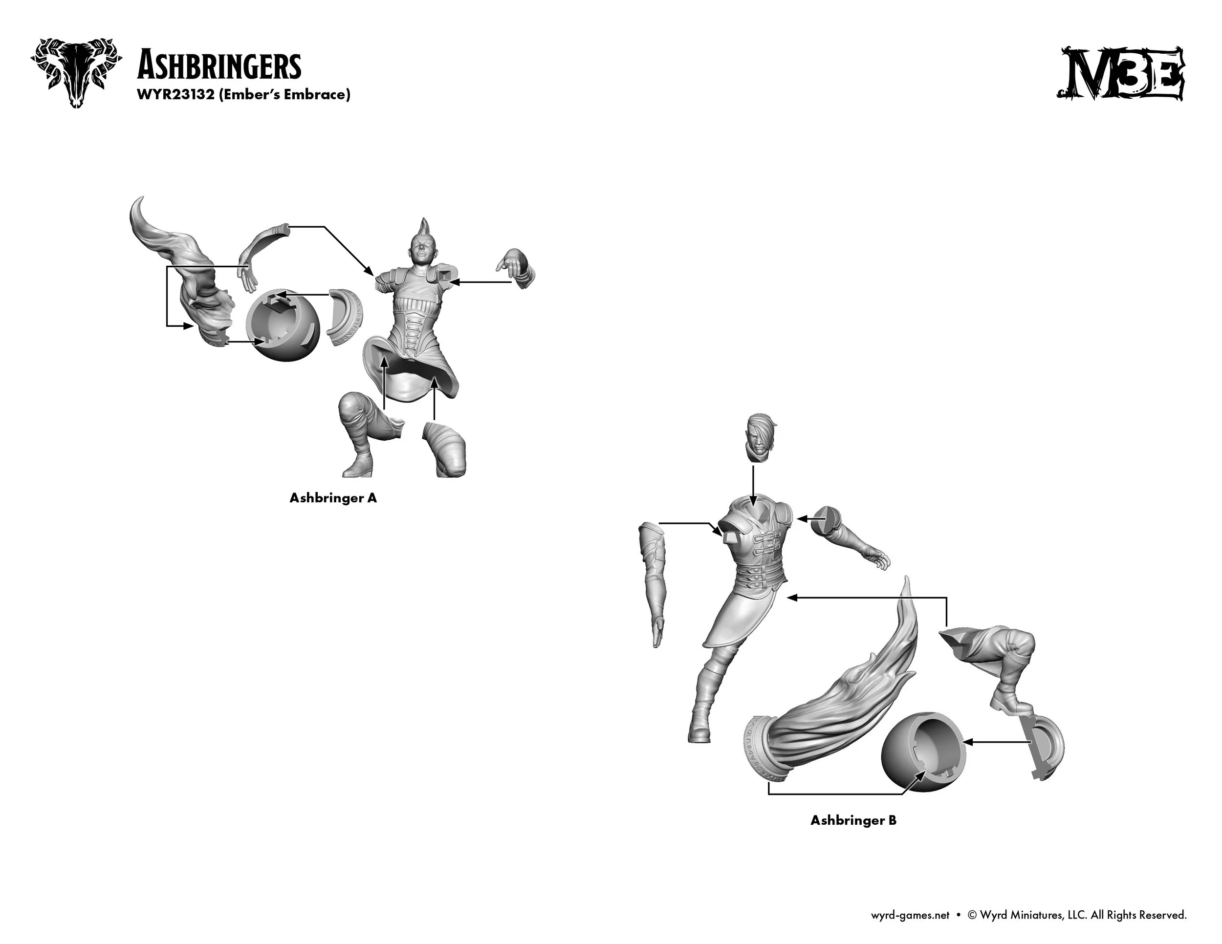 ashbringer — Plastic Build Instructions — Wyrd Games