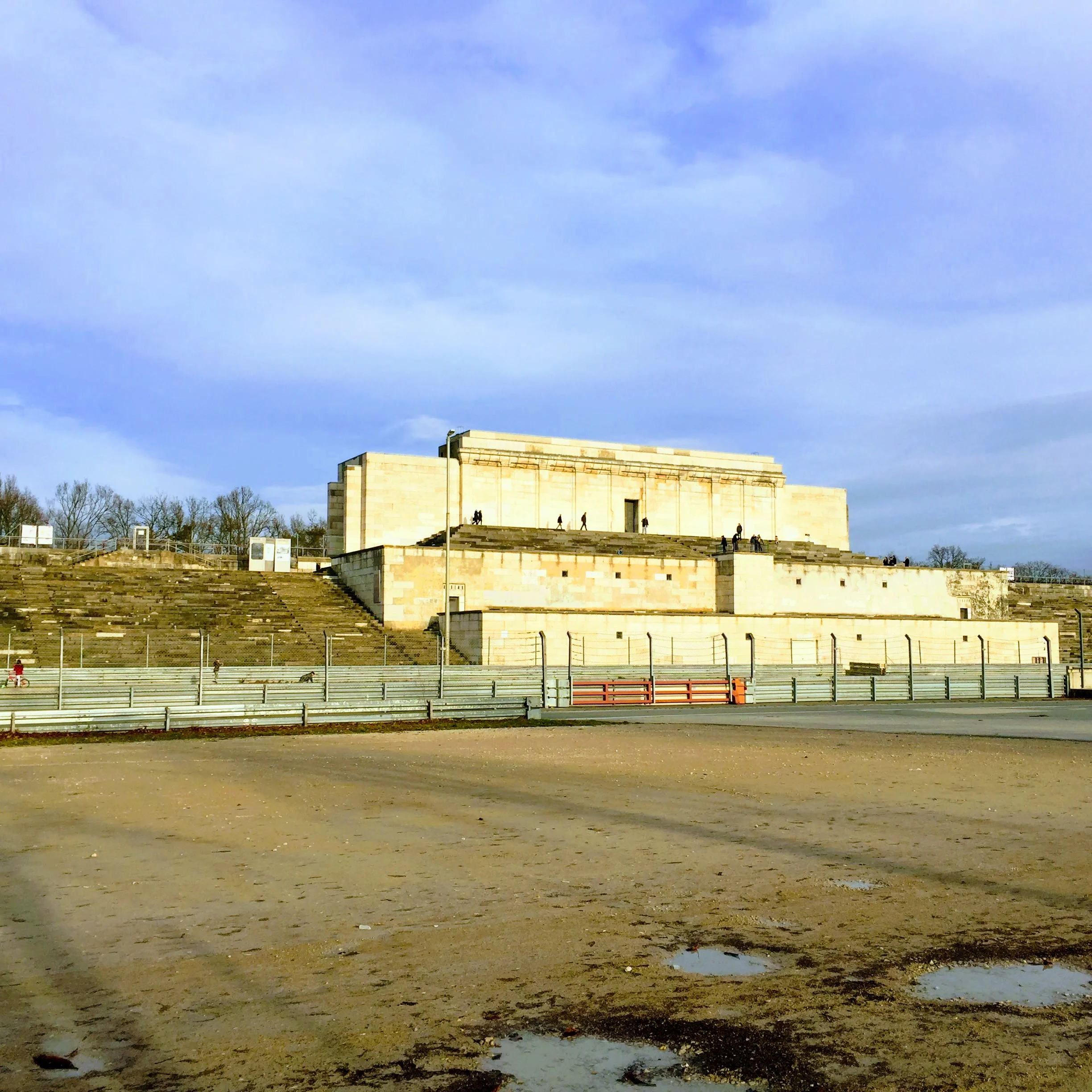 Strangely enough, it's Christmas day and we're in Nuremberg looking at the former Nazi rally grounds. It's a strange thing to see in person knowing what happened in places like these. // Nuremburg, Germany