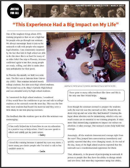 "This Experience Had a Big Impact on My Life"