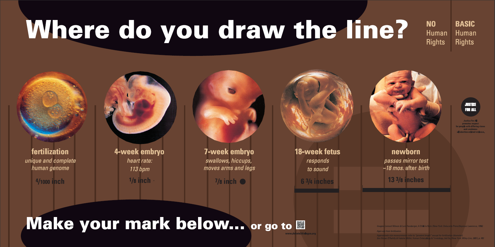 "Where Do You Draw the Line?" (click image for detail). See other JFA Exhibits here.