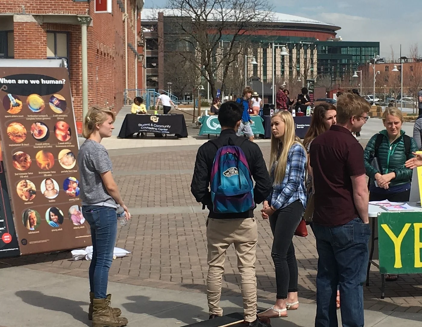 During her senior year in high school in 2018, Rylei joined us for outreach again, this time at Metro State University in Denver.