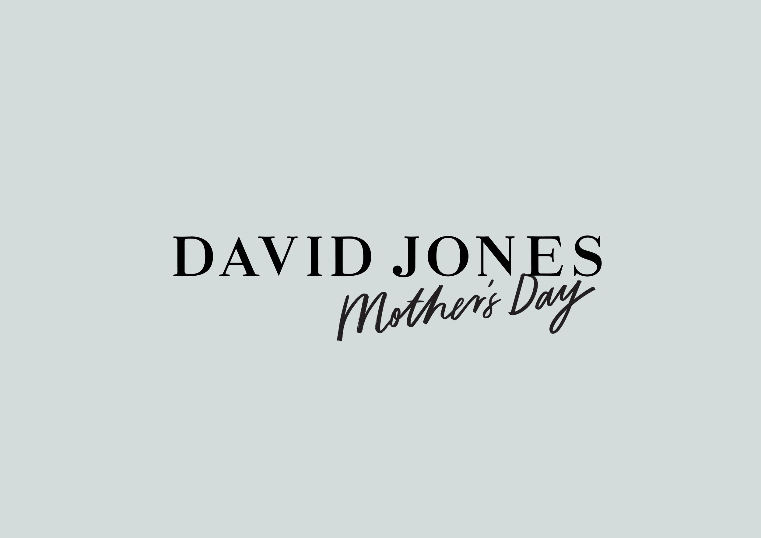  David Jones Mother's Day Lettering (2016) 