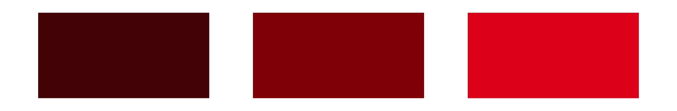  Color scheme chosen for the campaign: reds to fit with a holiday theme for the holiday gifting season 