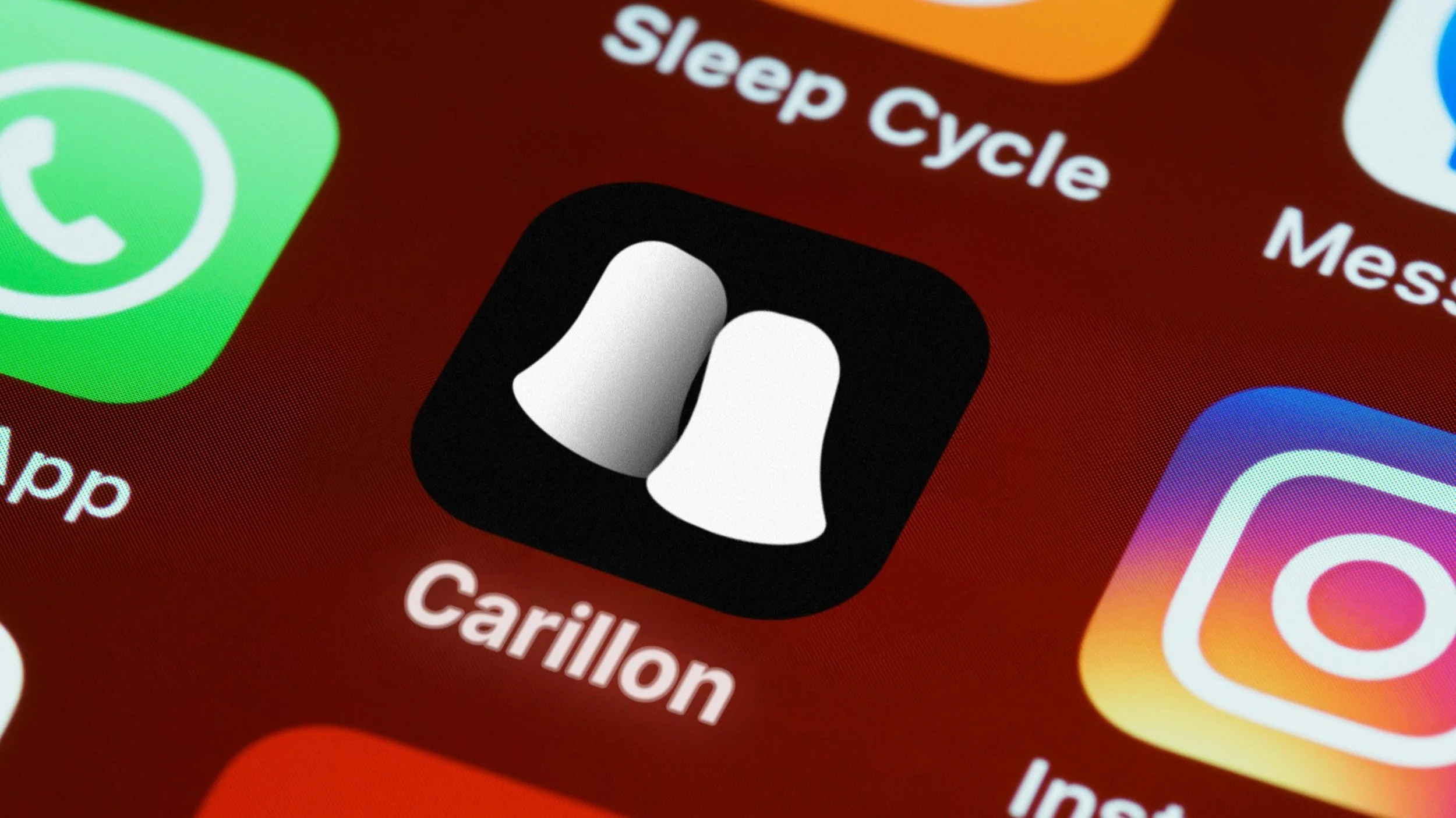  How the app appears alongside other apps on a smartphone 