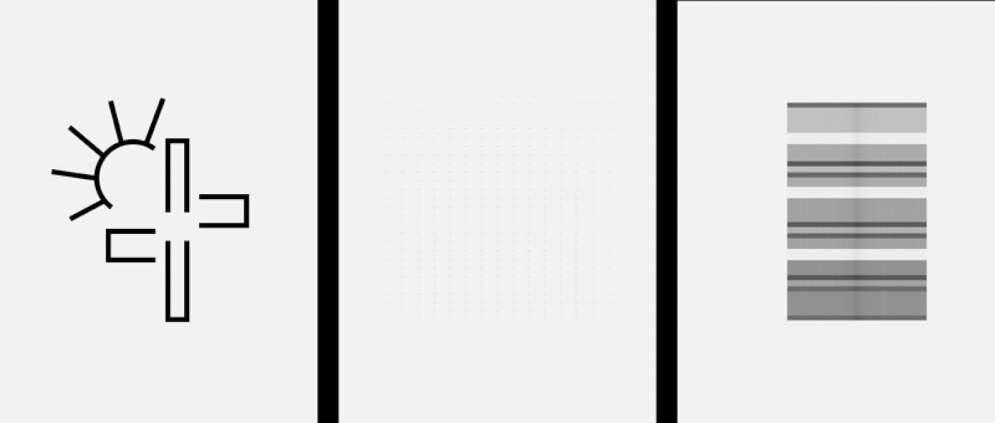  Animated version of three separate icons 