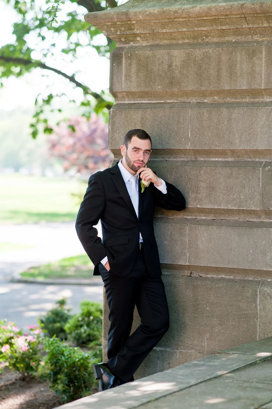 Orthodox Jewish Wedding, Dyker Beach Park and Golf Course, Brooklyn, New York, Photo by Chaim Schvarcz, Groom portrait
