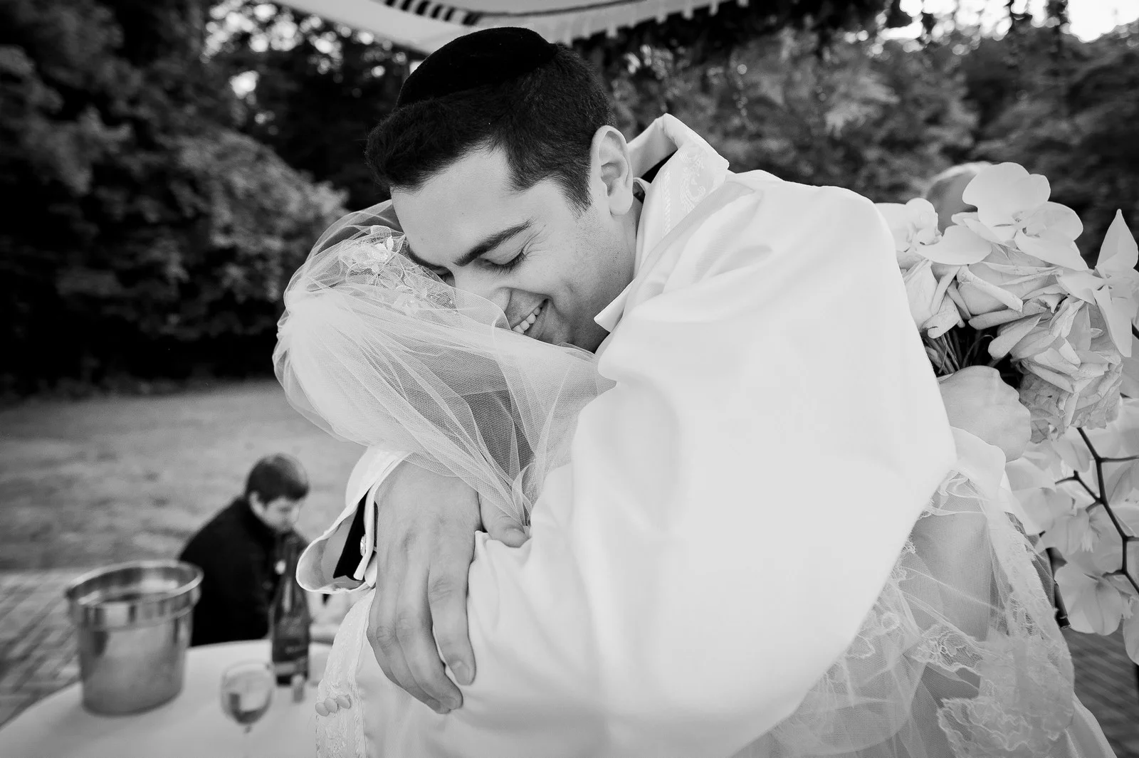 Josh and Michelle’s Modern Jewish Wedding at Congregation Keter Torah, Teaneck, New Jersey Photos by Chaim Schvarcz, Chuppah, Bride Groom