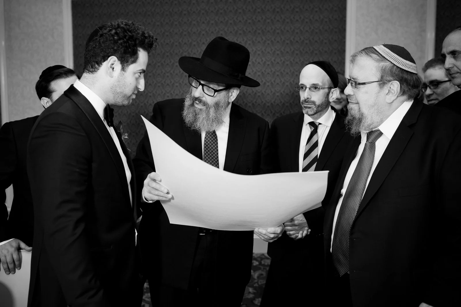Yoey and Aaron's Memorial Day Modern Jewish Wedding at Anthony's Pier 9, New Windsor, NY Photos by Chaim Schvarcz ketubah