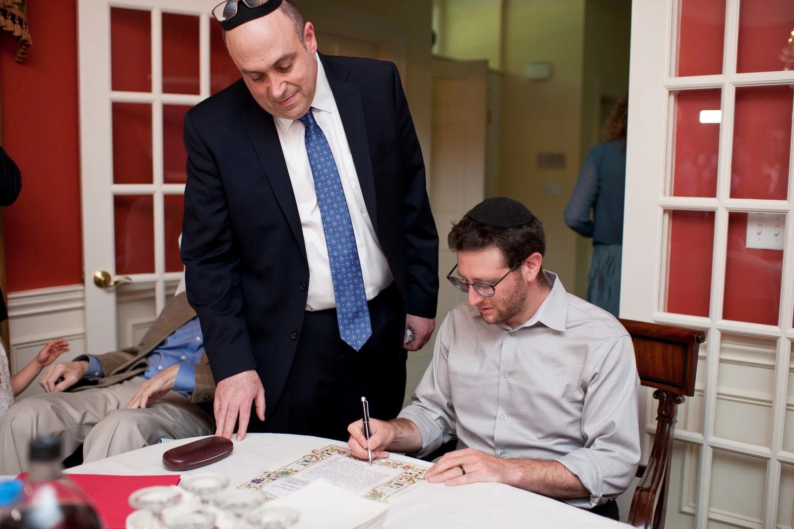 Ma'ayan and Mikey's Traditional Jewish Backyard Wedding in Fairfield, CT Photos by Chaim Schvarcz