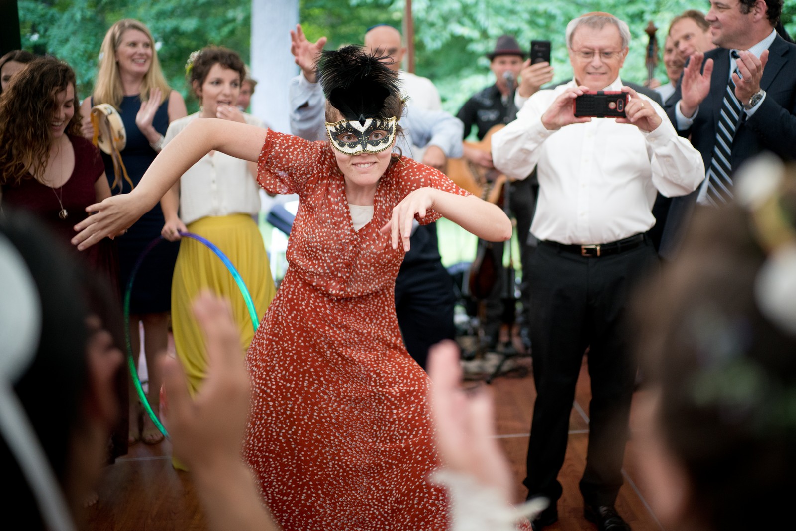 Ma'ayan and Mikey's Traditional Jewish Backyard Wedding in Fairfield, CT Photos by Chaim Schvarcz