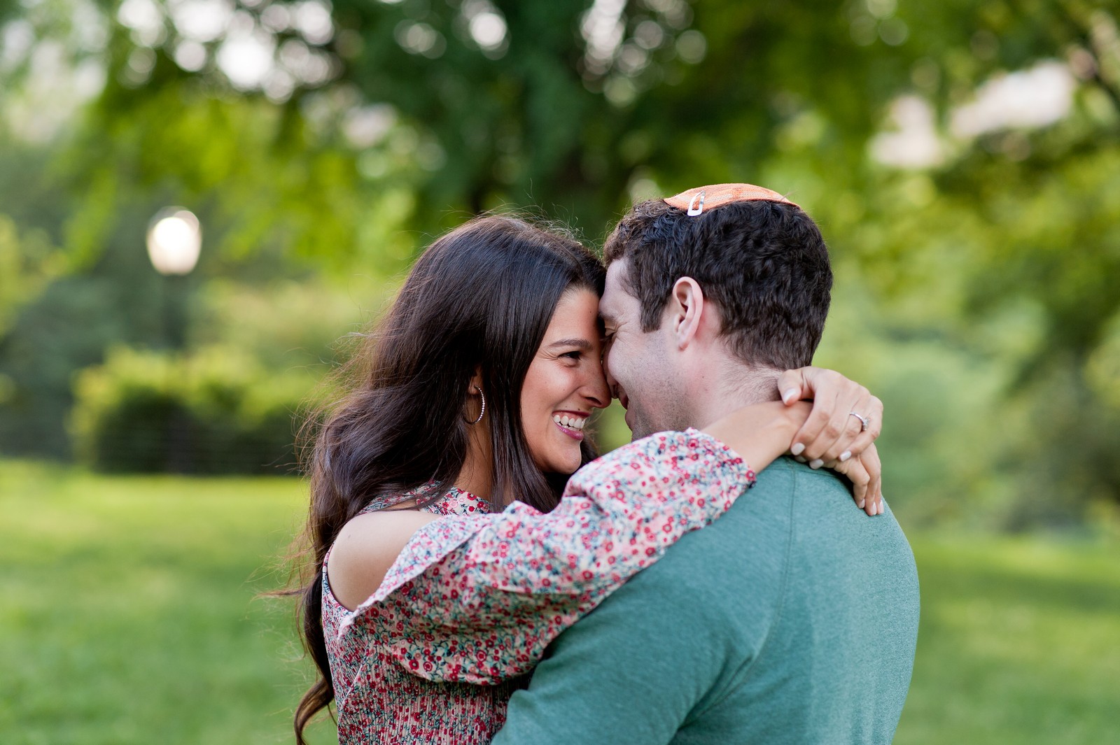 Ben and Sarit Engagement Session in Central Park, NYC, Photos by Chaim Schvarcz Bride Groom Couple Proposal Love