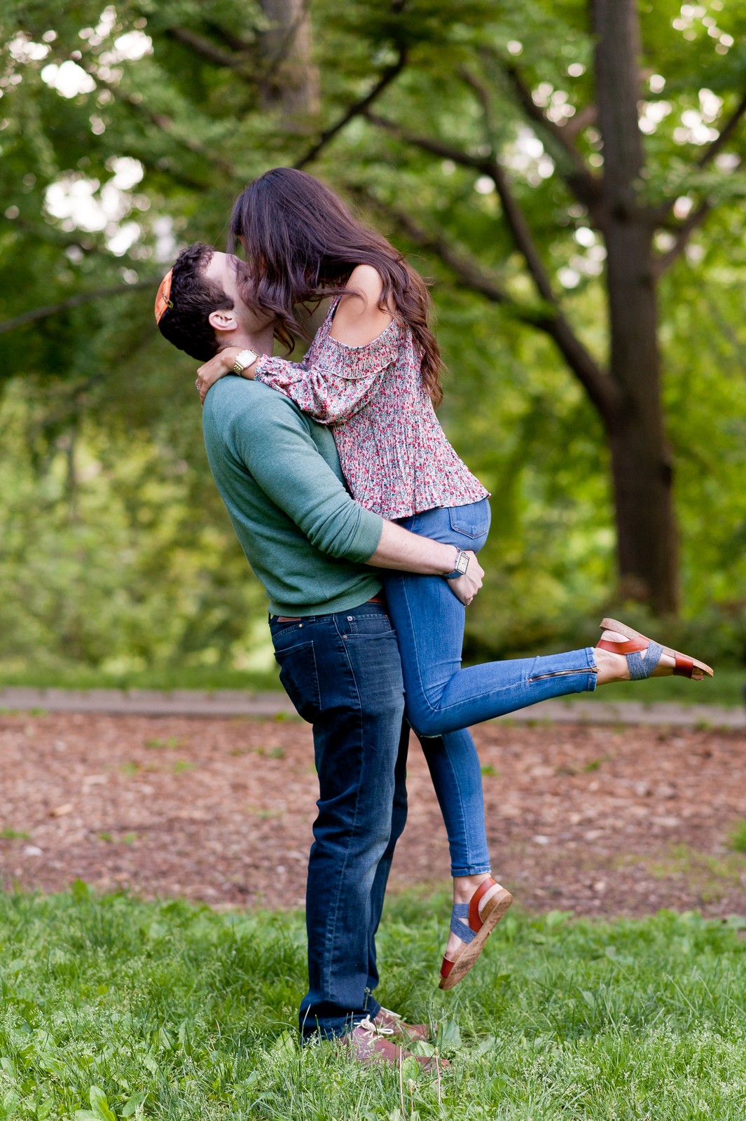 Ben and Sarit Engagement Session in Central Park, NYC, Photos by Chaim Schvarcz Bride Groom Couple Proposal Love