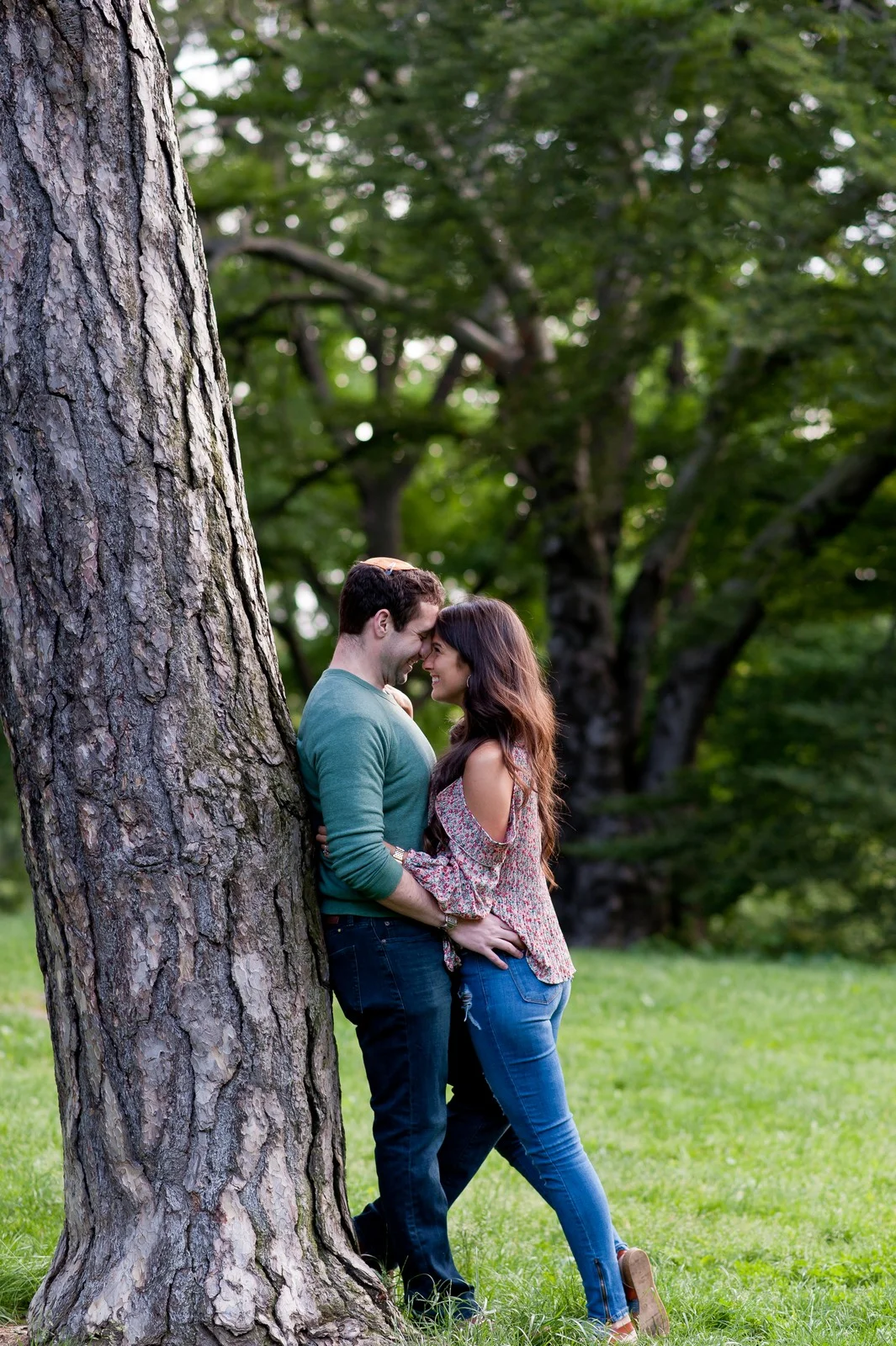 Ben and Sarit Engagement Session in Central Park, NYC, Photos by Chaim Schvarcz Bride Groom Couple Proposal Love