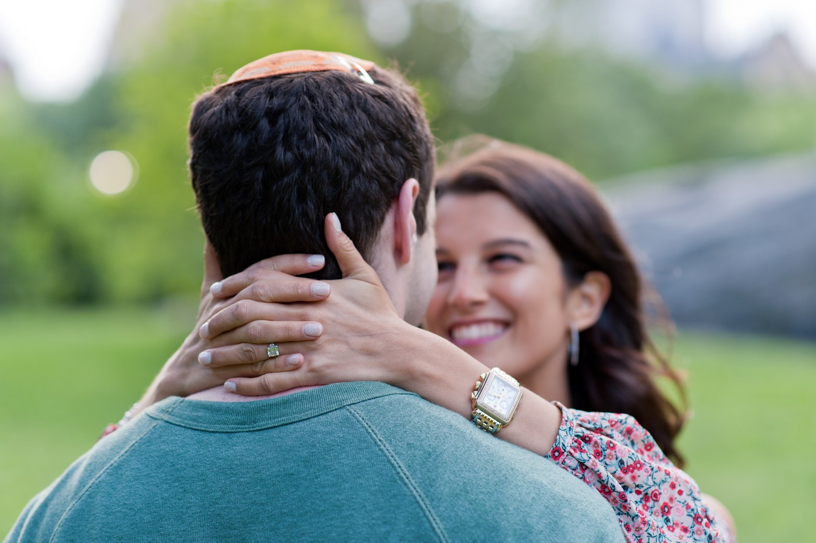 Ben and Sarit Engagement Session in Central Park, NYC, Photos by Chaim Schvarcz Bride Groom Couple Proposal Love