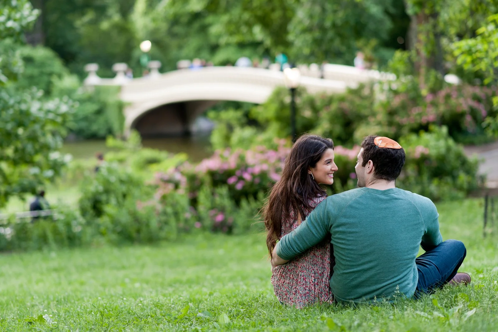 Ben and Sarit Engagement Session in Central Park, NYC, Photos by Chaim Schvarcz Bride Groom Couple Proposal Love