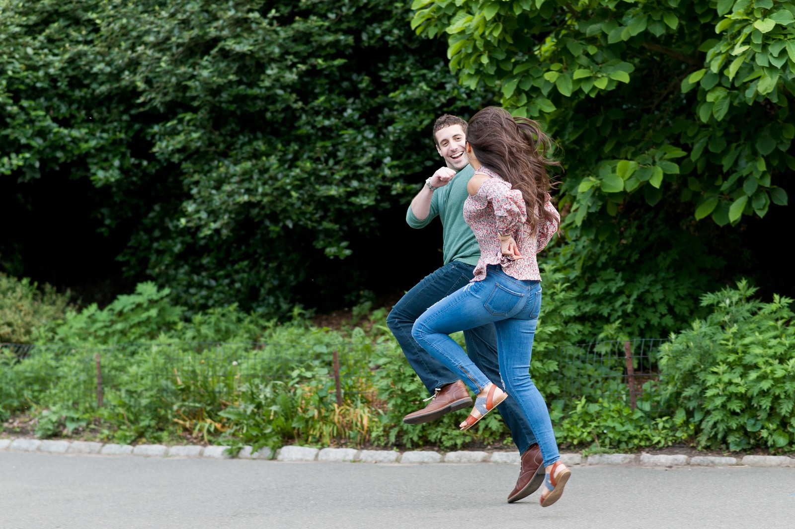 Ben and Sarit Engagement Session in Central Park, NYC, Photos by Chaim Schvarcz Bride Groom Couple Proposal Love