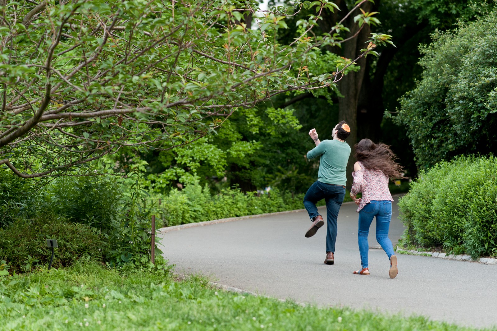 Ben and Sarit Engagement Session in Central Park, NYC, Photos by Chaim Schvarcz Bride Groom Couple Proposal Love
