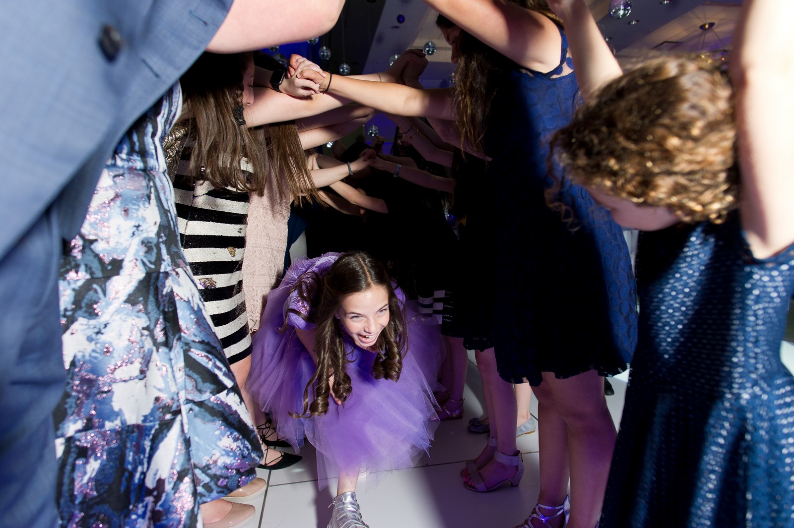 Elizabeth and Abigael's Disco Party Bat Mitzvah Photos by Chaim Schvarcz