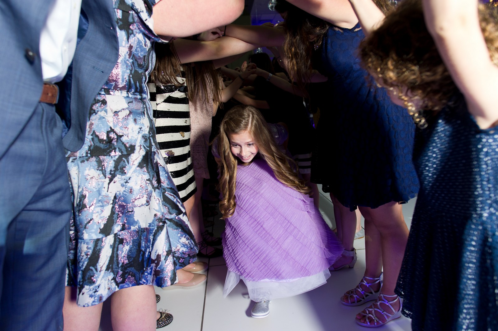 Elizabeth and Abigael's Disco Party Bat Mitzvah Photos by Chaim Schvarcz