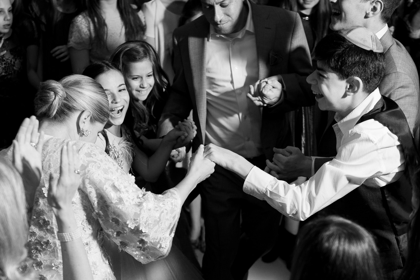 Elizabeth and Abigael's Disco Party Bat Mitzvah Photos by Chaim Schvarcz