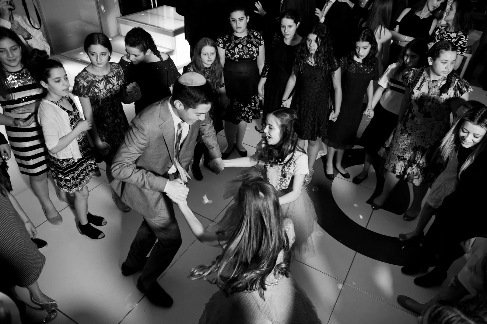 Elizabeth and Abigael's Disco Party Bat Mitzvah Photos by Chaim Schvarcz