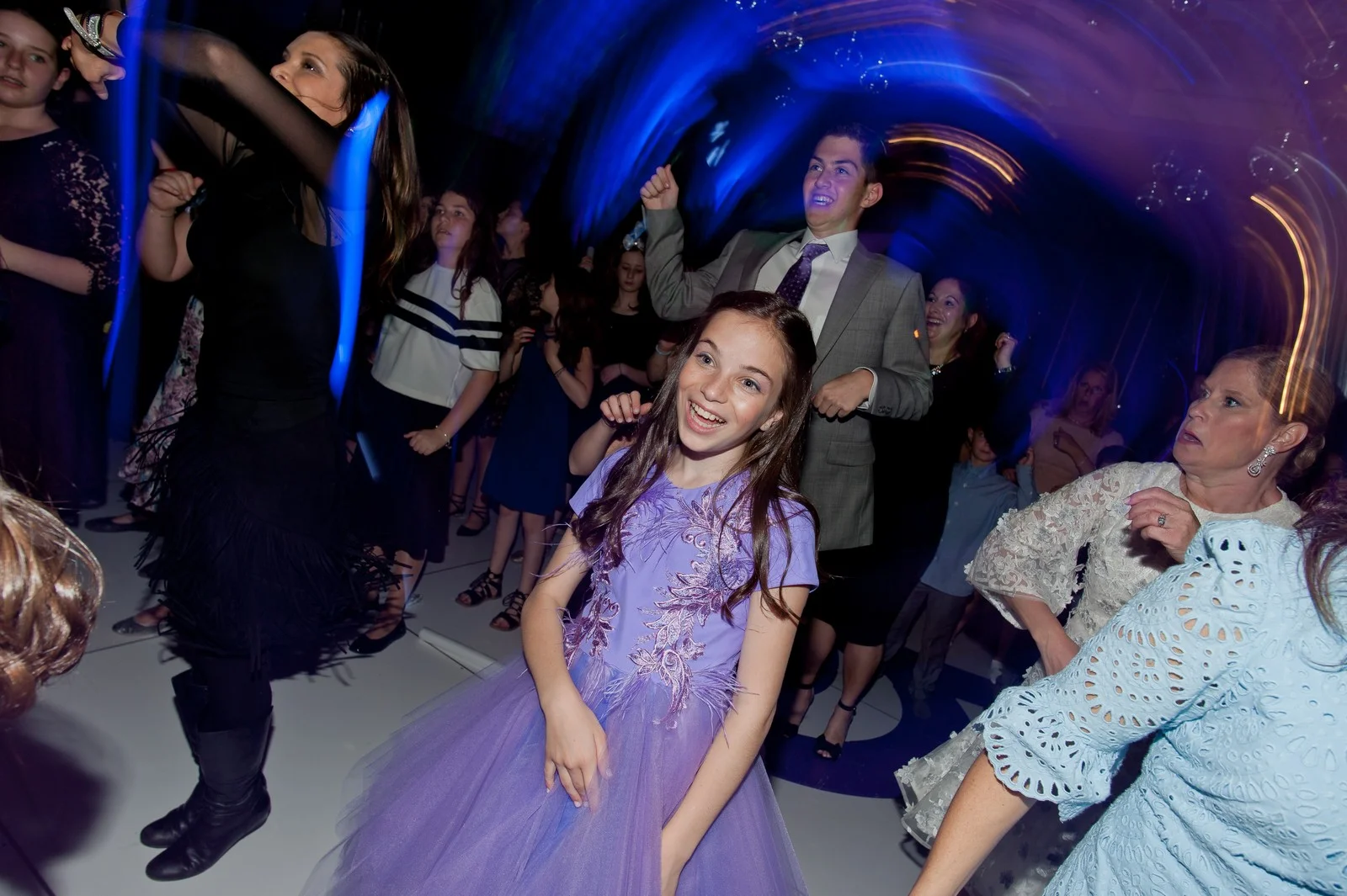 Elizabeth and Abigael's Disco Party Bat Mitzvah Photos by Chaim Schvarcz