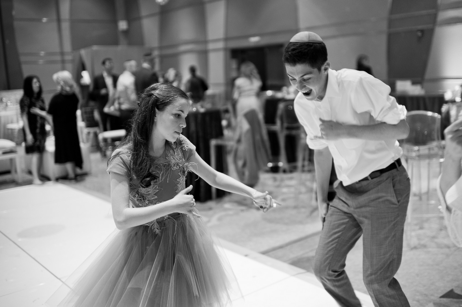 Elizabeth and Abigael's Disco Party Bat Mitzvah Photos by Chaim Schvarcz