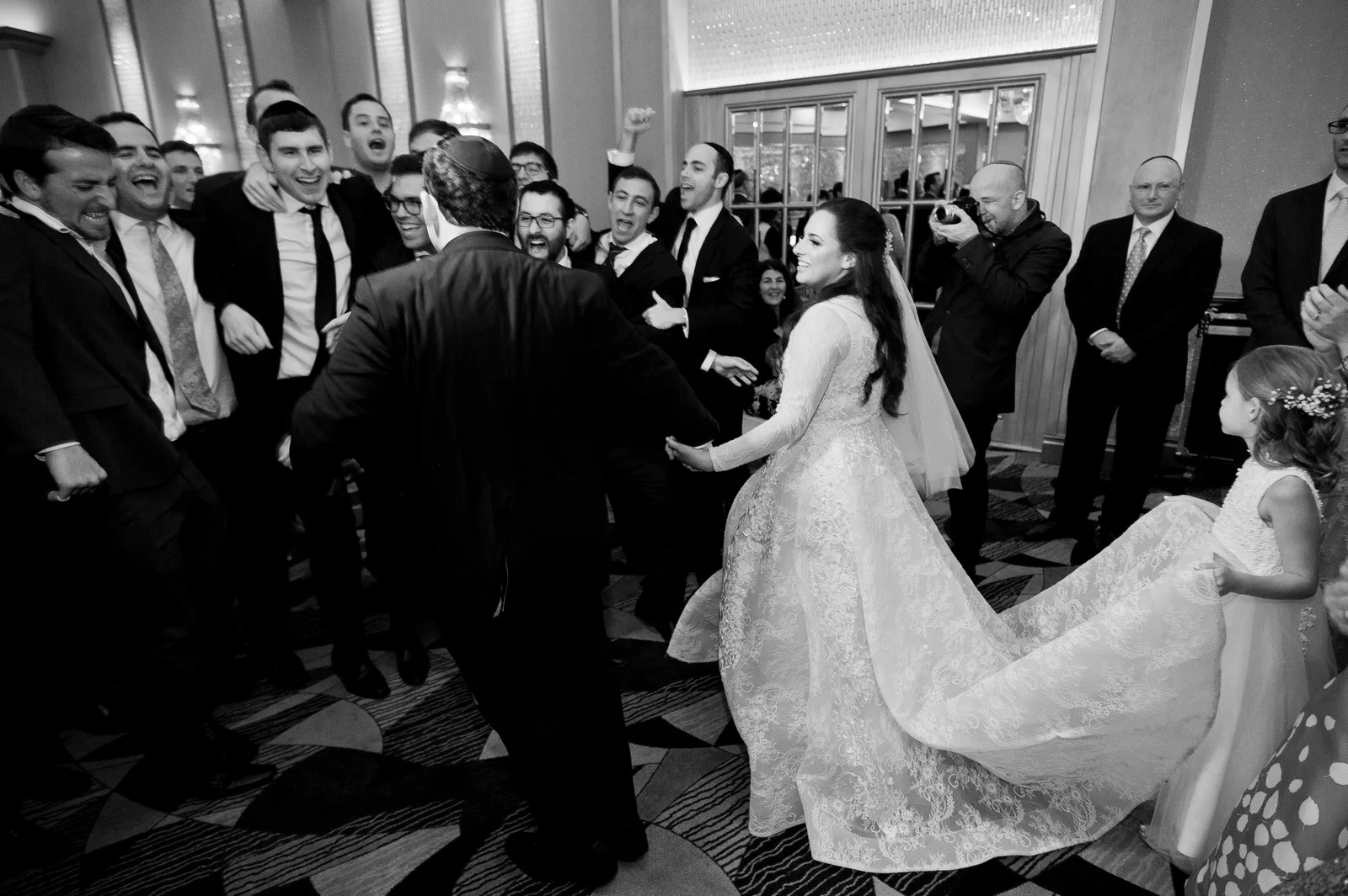 Talya and Michael's Modern Orthodox Jewish Wedding at The Sands, Atlantic Beach, NY Photos by Chaim Schvarcz Bride and Groom Portraits family ceremony reception chuppah chuppa