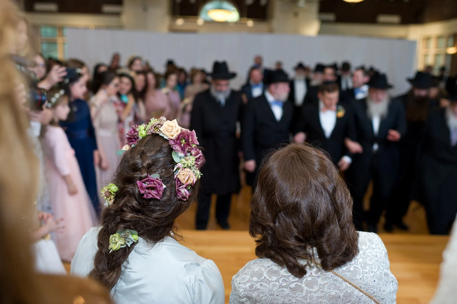 Chana and Motty's Chabad Jewish Wedding in Prospect Park Picnic House, Brooklyn, NY, Photos by Chaim Schvarcz bride groom portraits ceremony family