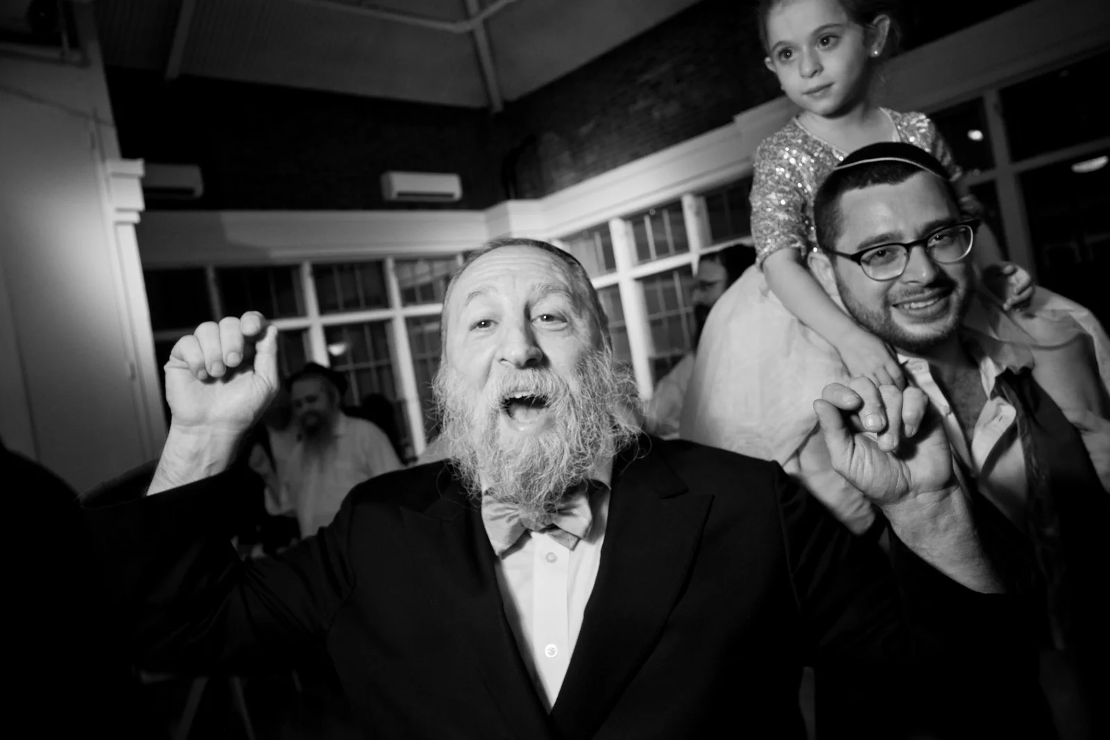 Chana and Motty's Chabad Jewish Wedding in Prospect Park Picnic House, Brooklyn, NY, Photos by Chaim Schvarcz bride groom portraits ceremony family dancing