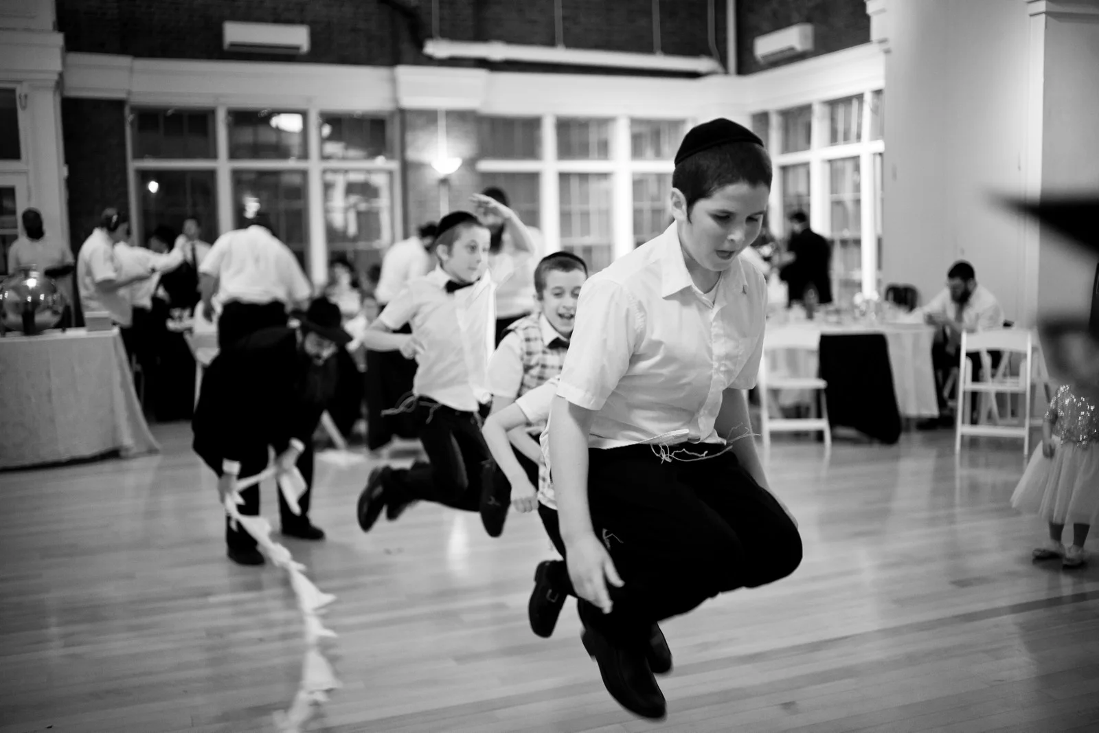 Chana and Motty's Chabad Jewish Wedding in Prospect Park Picnic House, Brooklyn, NY, Photos by Chaim Schvarcz bride groom portraits ceremony family dancing
