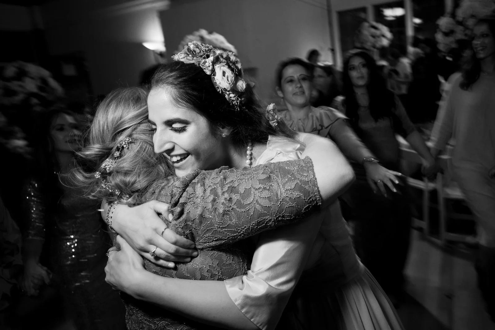 Chana and Motty's Chabad Jewish Wedding in Prospect Park Picnic House, Brooklyn, NY, Photos by Chaim Schvarcz bride groom portraits ceremony family dancing