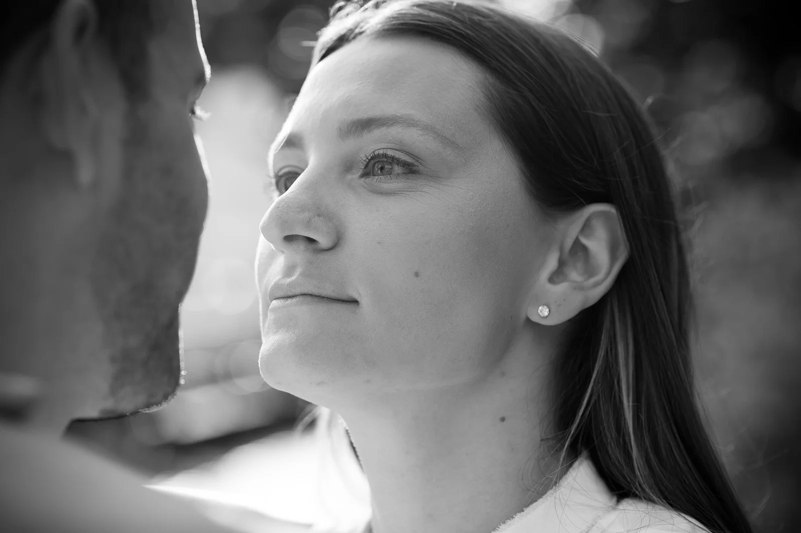 Nina and Gilad's Engagement Session in Dumbo, Brooklyn, New York, Photos by Chaim Schvarcz