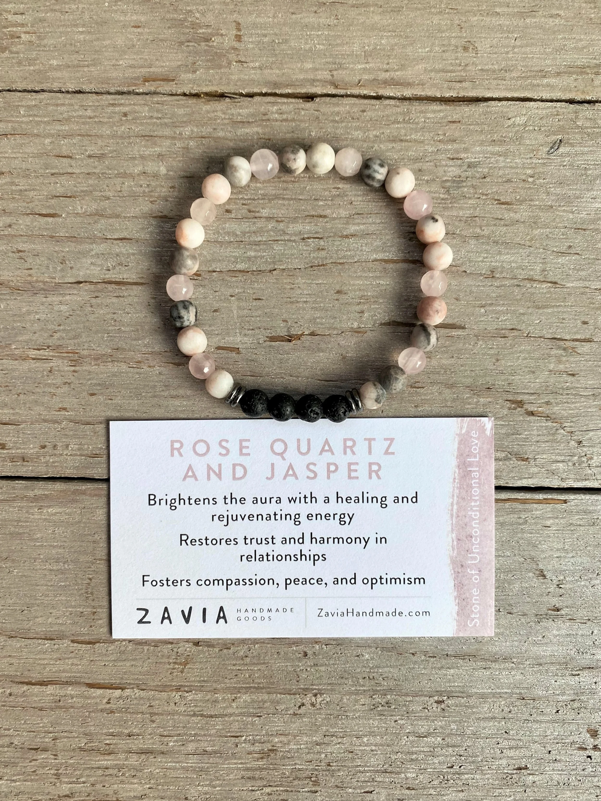 Rose Quartz and JAsper with black2.JPG