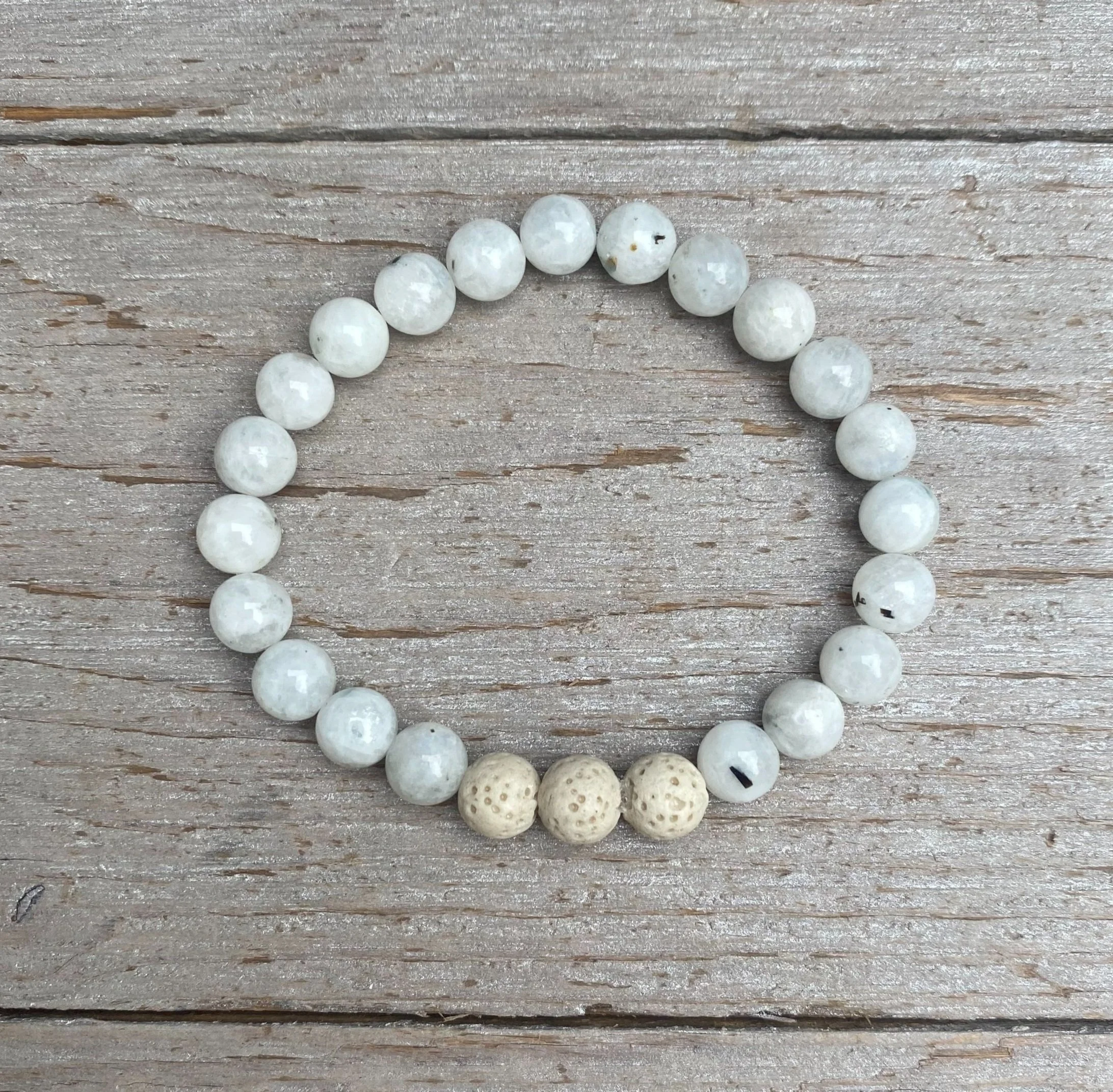 m*l様 CDL Moon Stone Bracelet 8mm Moonstone Bracelet — ZAVIA