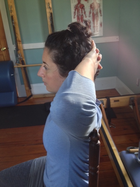 Upper back and neck strengthener