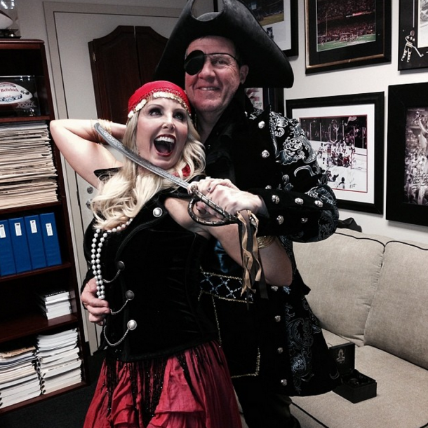 Even Bill Belichick has the Halloween Spirit!