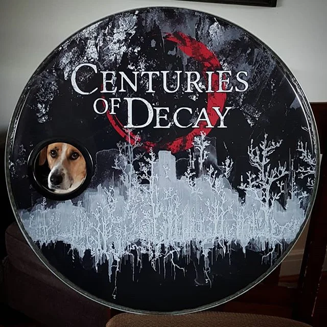 Derrick is pretty stoked about his new bass drum head. Bob seems to approve as well. What do you think?
-
-
-
-
#metaldrummer #bassdrumhead #drumart #Bendigo #metalband #new gear #deathmetaldog