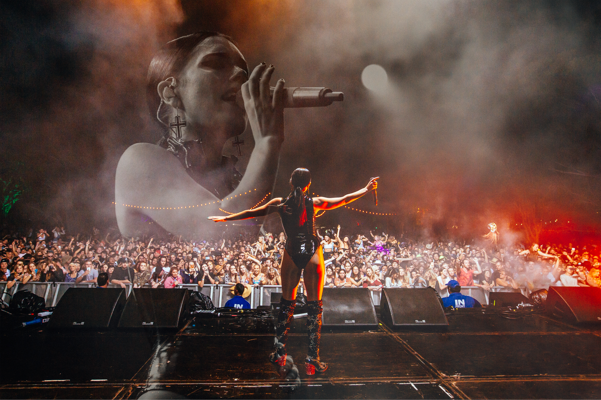 George Maple mesmerising the Sunshine Coast crowd.
