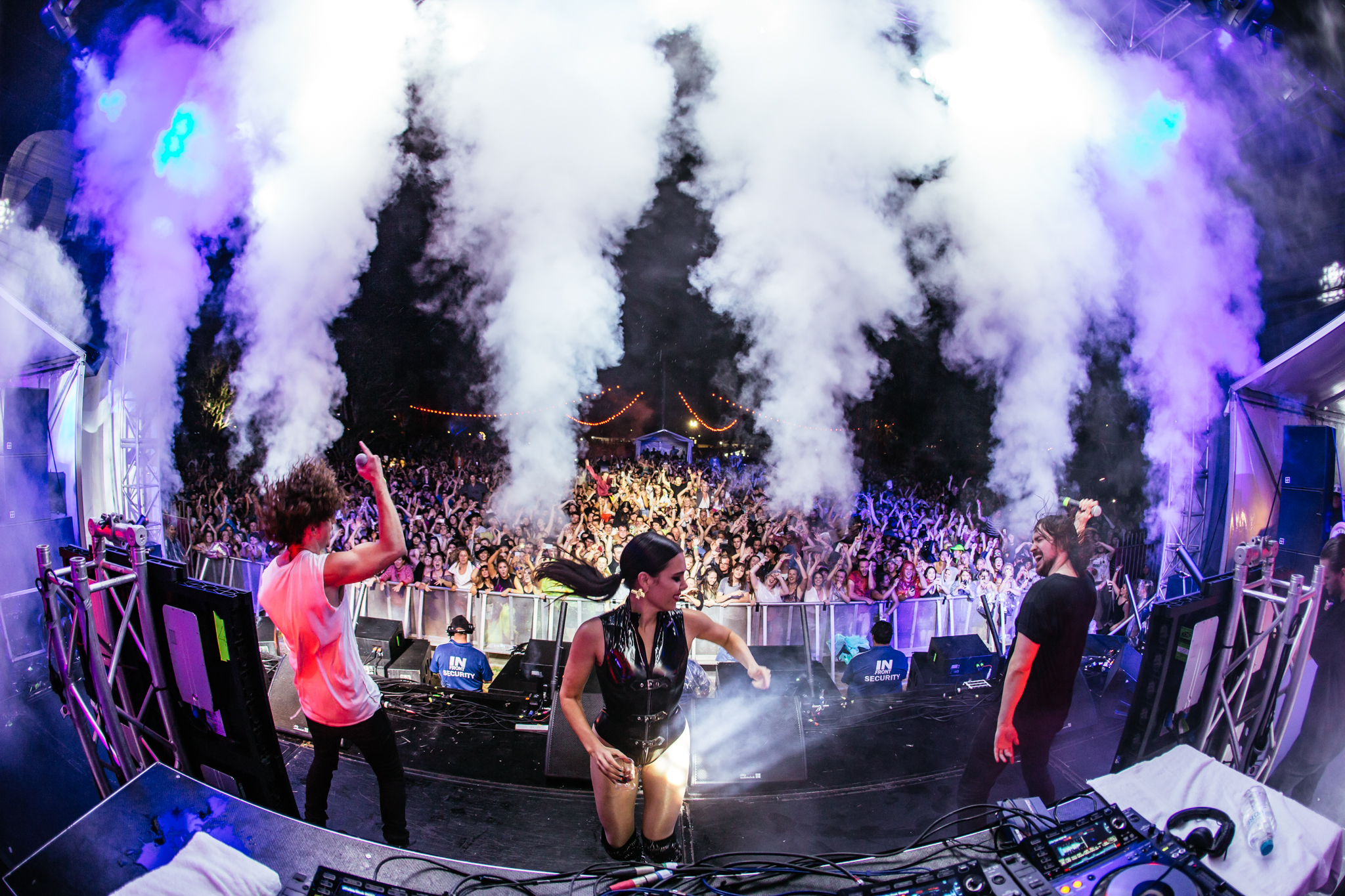George Maple joining the party with Peking Duk.